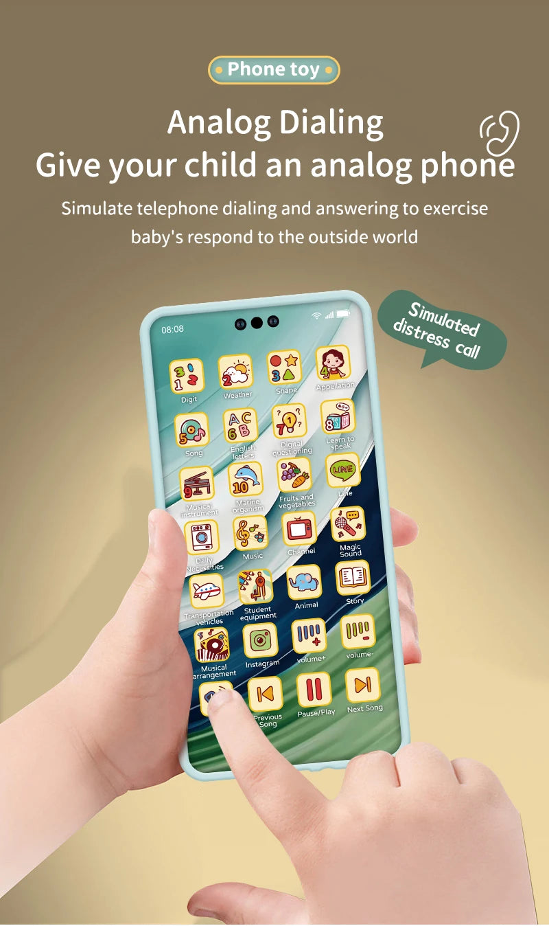 Jouet téléphone portable jouets éducatifs téléphone portable bébé enfant jouet éducatif téléphone modèle de téléphone portable jouet pour enfants anniversaire cadeau de noël