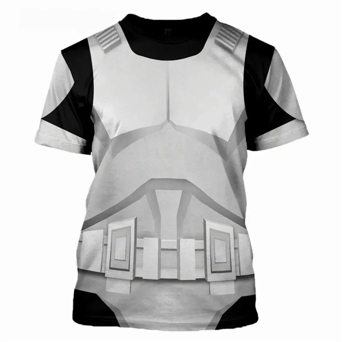 T-shirt à thème Darth Vader, impression 3D, sport, séchage rapide, respirant, pour hommes, Cosplay, Street, mode décontractée, manches courtes, pour parents et enfants