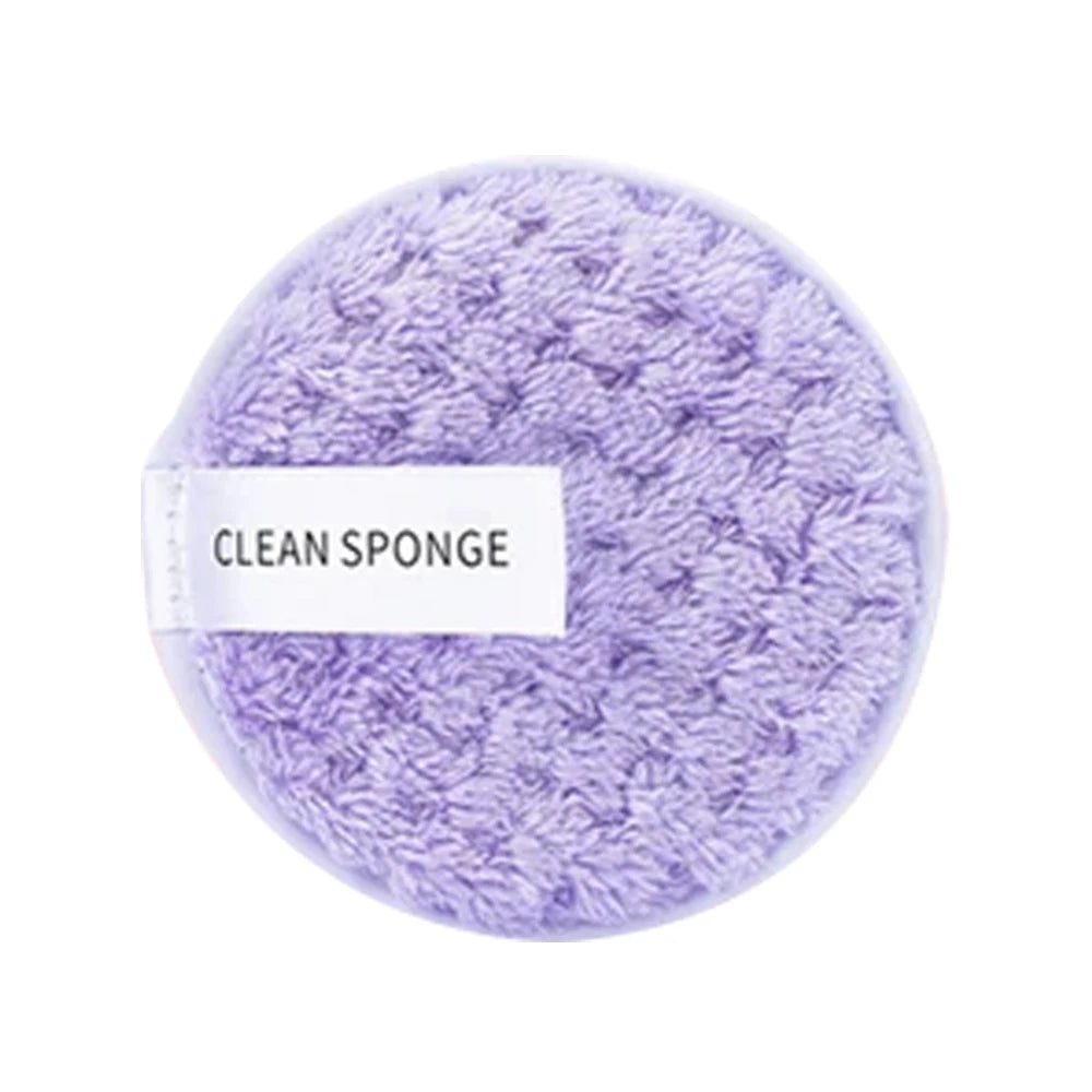 Tampon de coton en microfibre démaquillant, cosmétiques, serviette de maquillage lavable, éponge de nettoyage, outil de soins de la peau, gant de toilette, 1/4 pièces