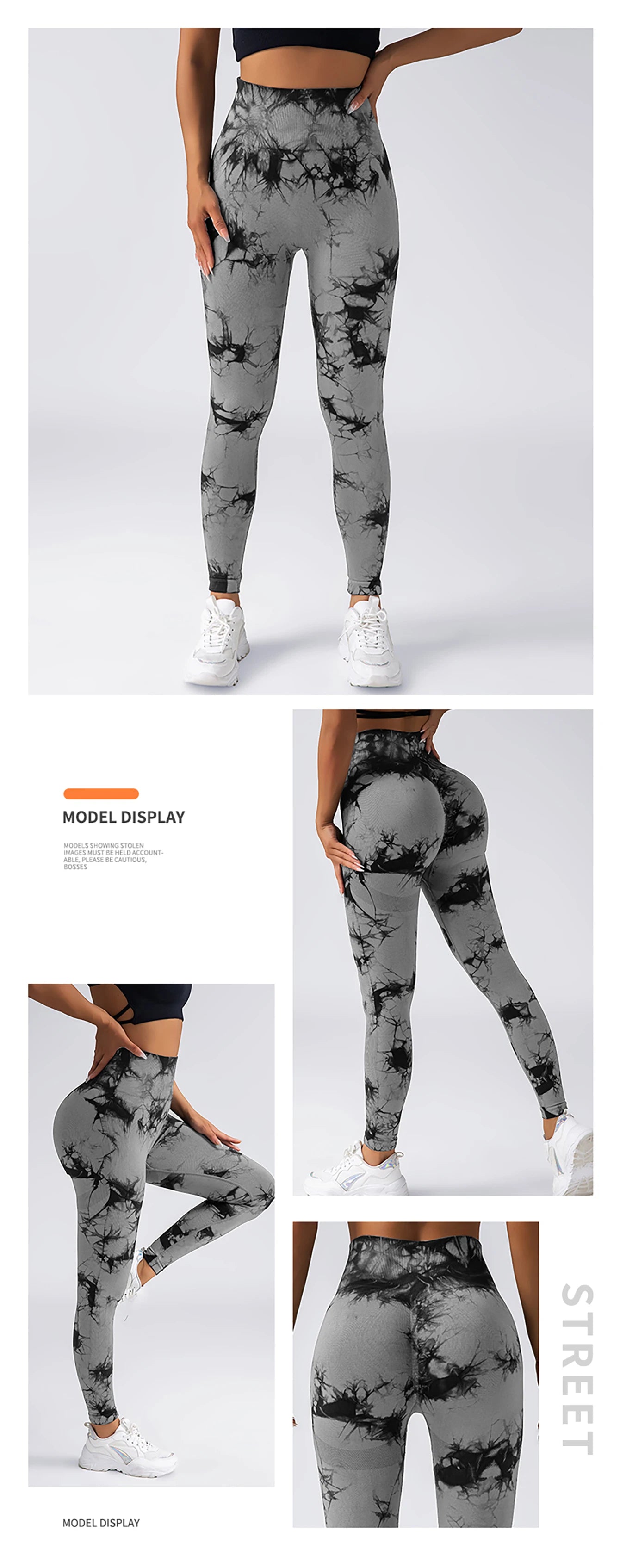 Aught Dye-Leggings de yoga taille haute sans couture pour femmes, pantalons de sport, collants push-up, vêtements de sport, entraînement de fitness, nouveau, 2024