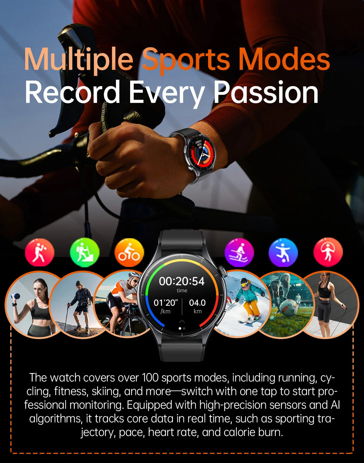 2025New surveillance de la santé acide uric pression artérielle oxygène sanguin analyse du corps montre intelligente ECG + PPG horloge montres intelligentes hommes pour IOS