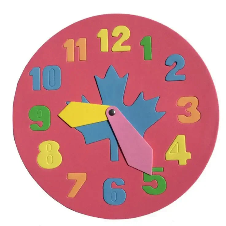 Jouet éducatif Montessori pour enfants, puzzle Tangram en bois, géométrie, horloge numérique, Gadgets, jouets assortis