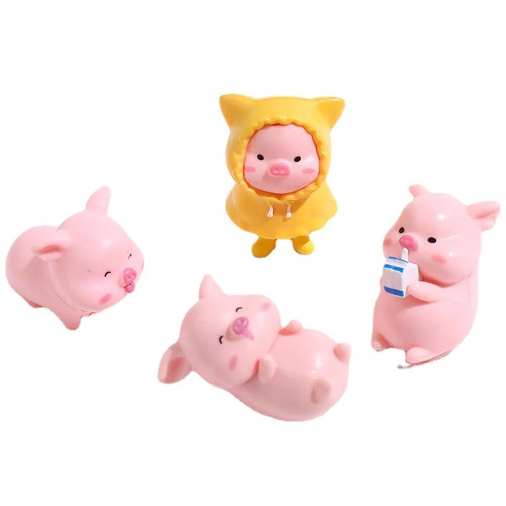 Figurine de overrose de dessin animé mignon, mini figurine, statue de overen résine, jouet de collection, décoration de jardin nickel é, 1 pièce