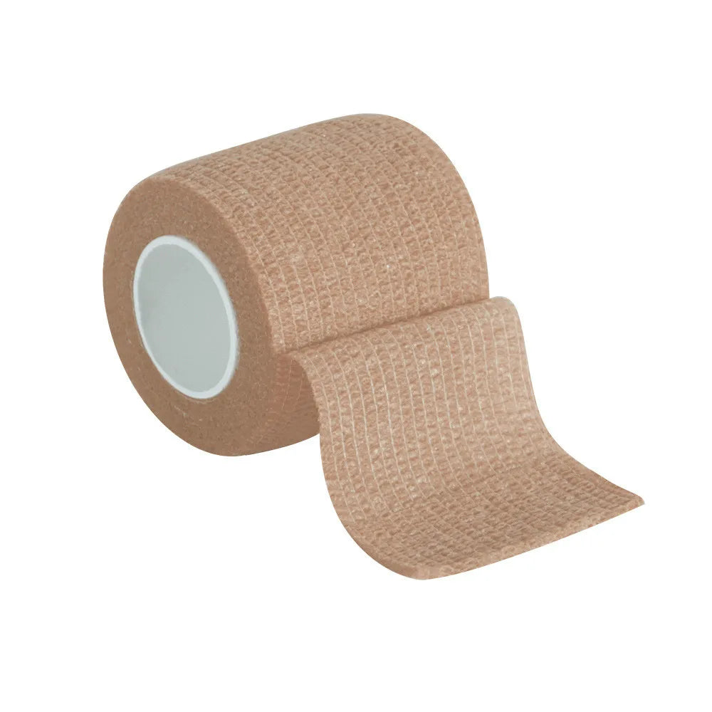 Bandage médical en gaze, 1 rouleau de 2.5/5/10cm x 4.5m, bandes élastiques respirantes auto-adhésives pour le sport, fixation des doigts, des poignets et des jambes