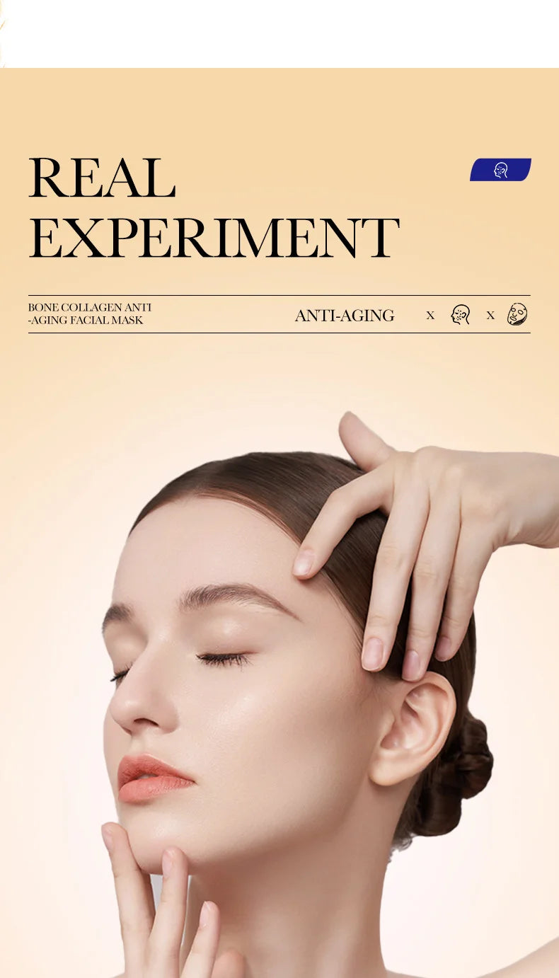 Masque Facial Anti-rides au collagène, 10 pièces, Anti-vieillissement, estompe les ridules, peau ferme, hydratant, éclaircissant, soins de la peau, cosmétiques coréens