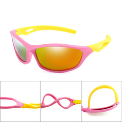 Enfants garçon sport lunettes de soleil TR90 Cool lunettes de soleil lunettes extérieures Protection UV lunettes équilibre voiture glisser nuances enfants lunettes