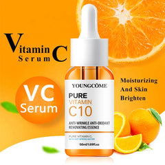 Vitamine C Essence pour le visage acide hyaluronique peau foncée éclaircir sérum estompe les ridules hydratant réparation sérum terne visage soins de la peau