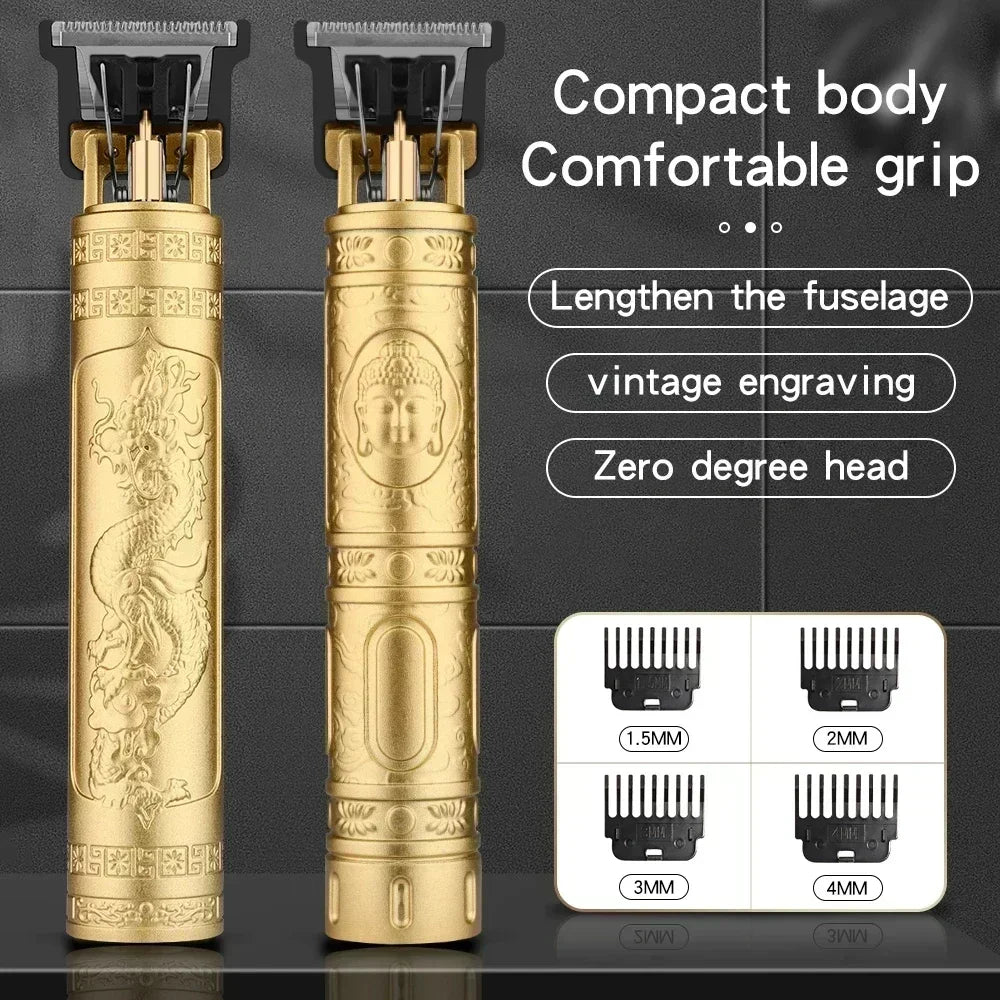 Tondeuse à cheveux électrique T9 pour hommes, tondeuse à barbe, tondeuse à cheveux Linge, machine de découpe de cheveux, barbier professionnel, rasoir