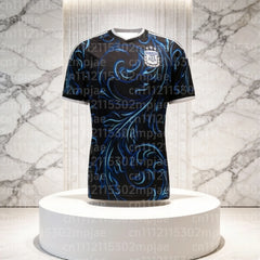 T-shirt d'entraînement de football argentin imprimé en 3D pour adultes et enfants, séchage rapide, collection été 2026