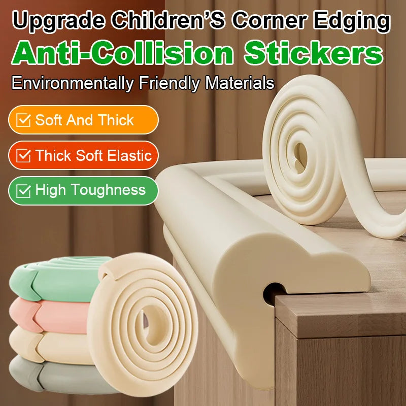 Corner Edge Protection Bumper, Baby Safety Corner Protector, Children's Furniture Corner Strip, Anti-Collision Foam Protection