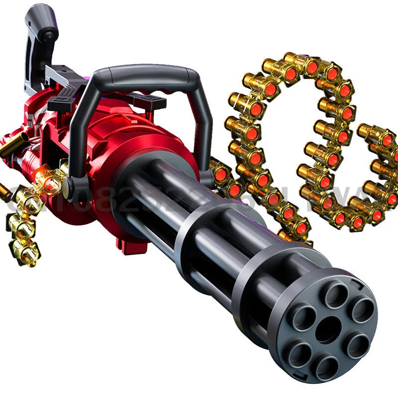 115cm jouet pistolet grand électrique faux pistolet balle molle éjection EVA pistolet bricolage auto-assemblage tactique Gatling pistolet jouet cadeau de noël