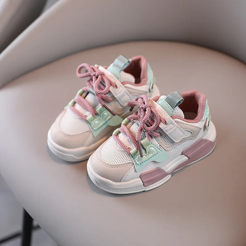 Chaussures de Sport pour enfants, baskets en maille respirante pour garçons et filles, chaussures de course en plein air, printemps-automne