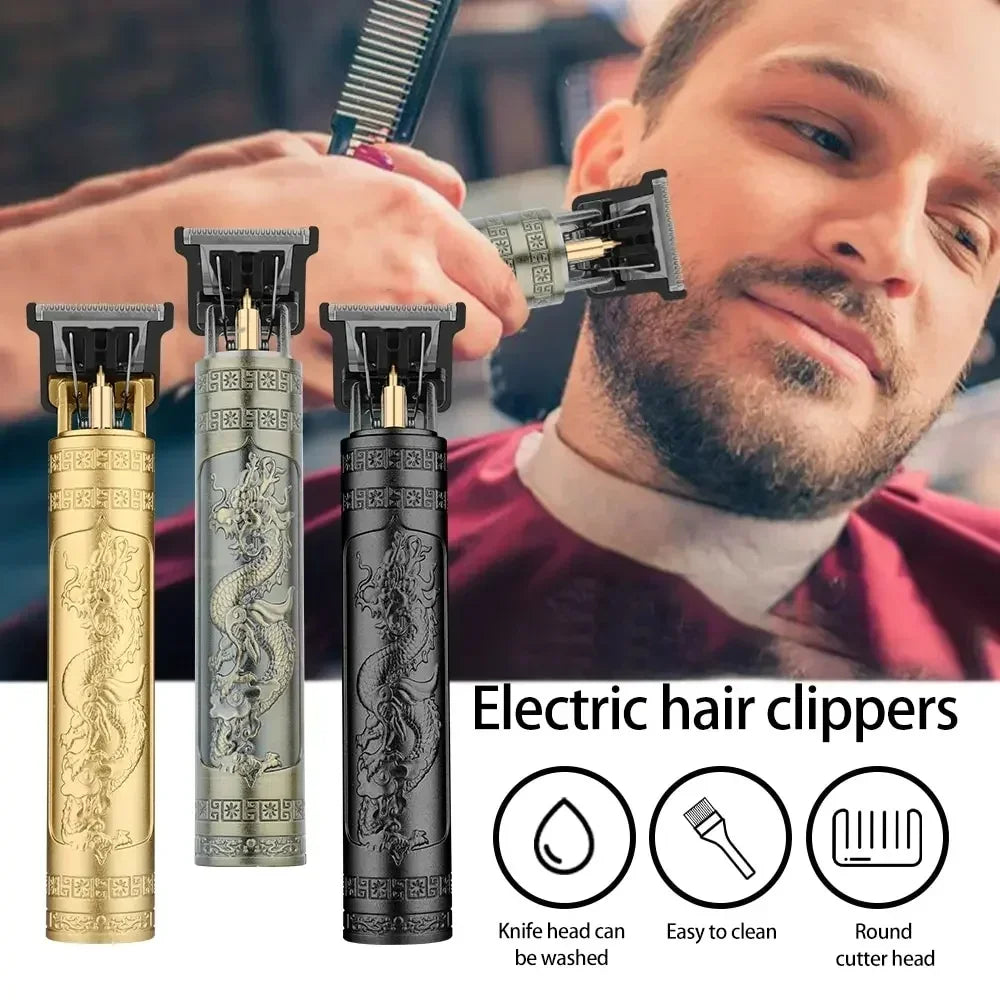 Tondeuse à cheveux T9 tondeuse à cheveux barbe rasage corps tondeuses électrique Machine de coupe de cheveux professionnel barbier hommes tondeuse rasoir