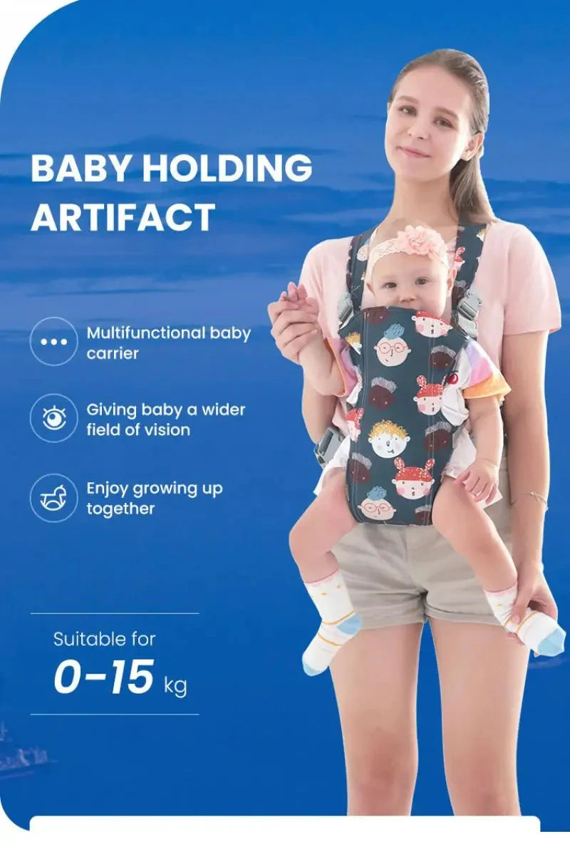 Porte-bébé avant, tabouret de taille horizontal, réglable, ergonomique, pour nouveau-né, articles multifonctionnels et respirants pour bébés