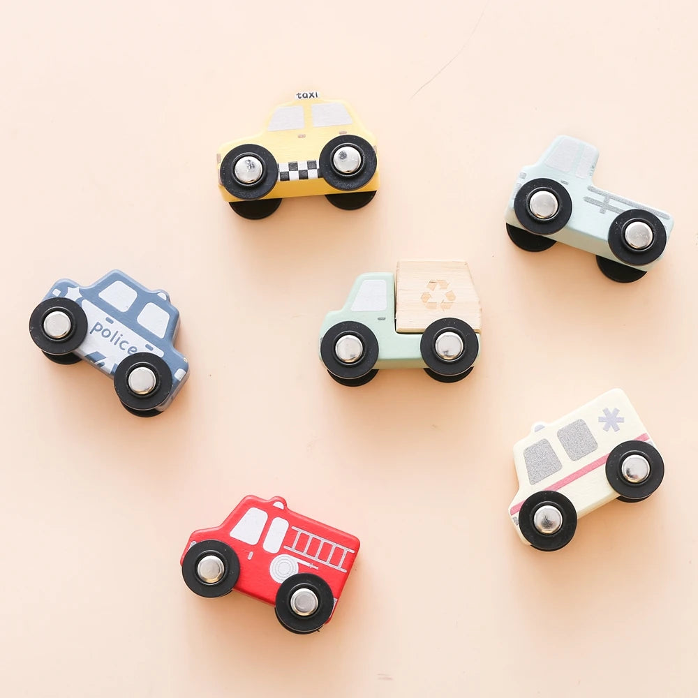 Puzzles en bois pour enfants, jouets pour bébés, Puzzle 3D Montessori, jouets éducatifs pour bébés de 2 ans, voitures, planche assortie