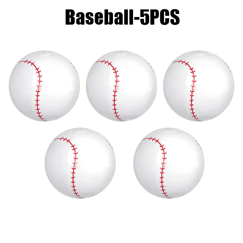 Inflatable beach balls: Baseball, beach basketball, beach soccer ball for children, toy ball, hello ball, summer sports, children's gift ball