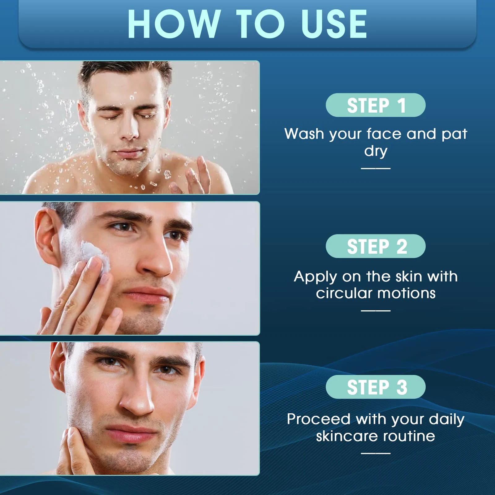 Crème hydratante visage homme, crème collagène visage à l'acide hyaluronique jour et nuit nourrissante et hydratante pour homme (50 ml 1.
