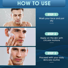 Crème hydratante visage homme, crème collagène visage à l'acide hyaluronique jour et nuit nourrissante et hydratante pour homme (50 ml 1.