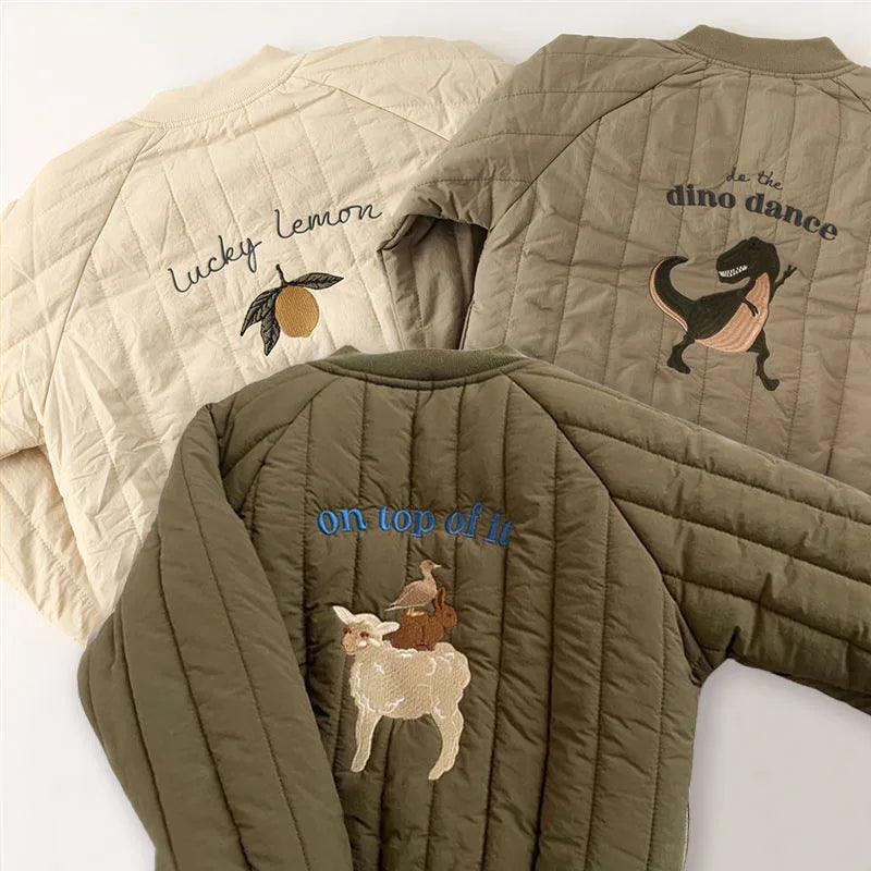 1-6Y enfants vêtements automne épaissi vers le bas coton fille veste bébé enfants manteau chaud enfant en bas âge vêtements d'extérieur pour enfants vêtements d'hiver