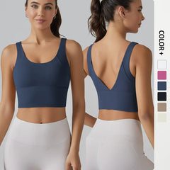 Soutien-gorge de Yoga sous-vêtements femmes été soutien-gorge antichoc beau dos sport course vêtements chauds formation Fitness Yoga débardeur soutien-gorge