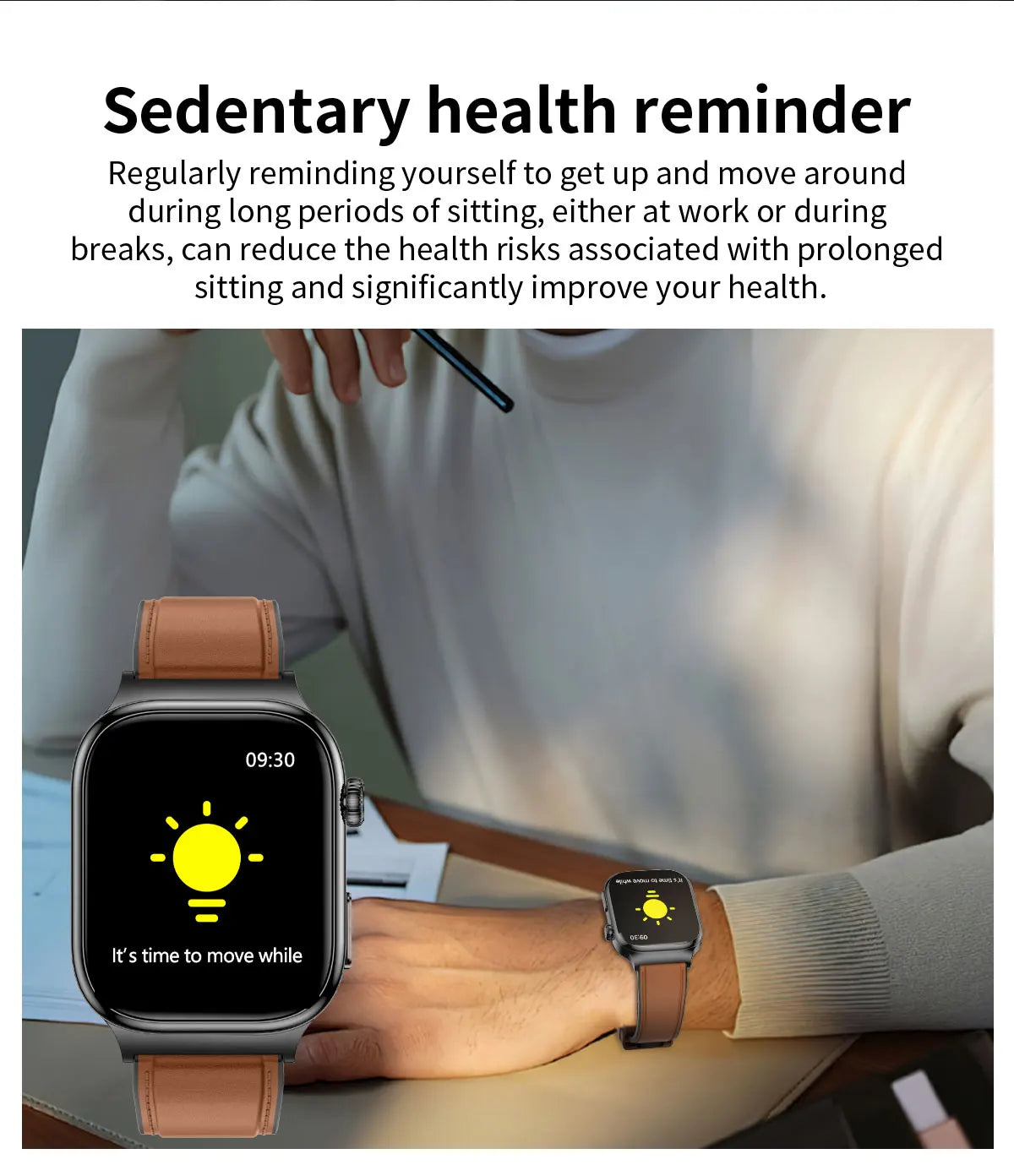 2025 nouvelle montre intelligente 2.04 pouces écran acide urique lipides sanguins composition corporelle cinq détecteurs 650mAh sport HD appel montre intelligente