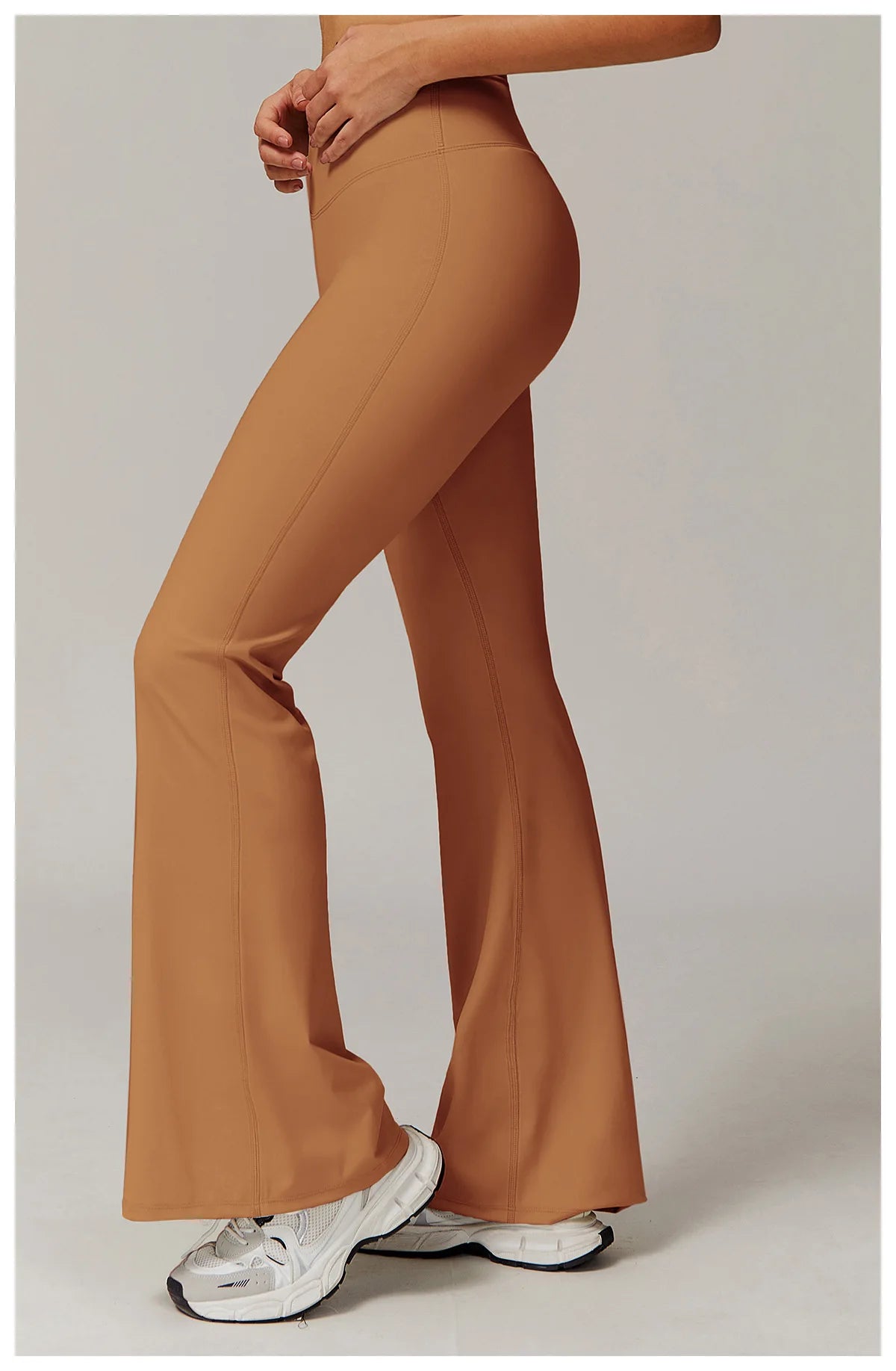 Taille haute pantalon à jambes larges Leggings femmes collants Fitness cloche-bas Yoga élastique Leggings Push Up gymnastique entraînement pantalon évasé