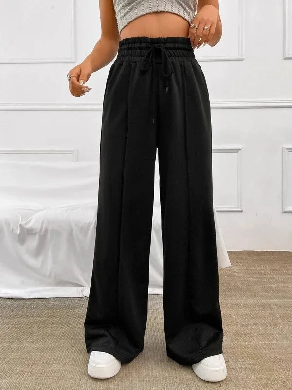 Women's athletic pants, straight leg, loose fit, wide leg, casual outdoor dance pants, Autumn 2025, new