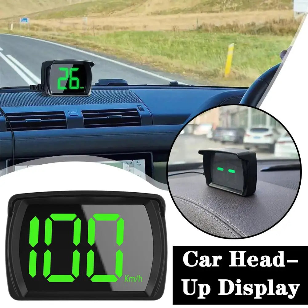 Voiture tête haute HUD affichage GPS compteur de vitesse vitesse KMH numérique HUD GPS + Beidou double Chipsets pour toutes les voitures camions électronique