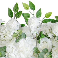 100cm bricolage fleur de mariage décoration murale Arrangement fournitures pivoines en soie Rose artificielle rangée florale décor mer arc toile de fond