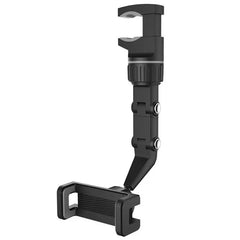 Support de téléphone de voiture multifonctionnel rotatif à 360 degrés, support de rétroviseur automatique, support de téléphone portable pour voiture
