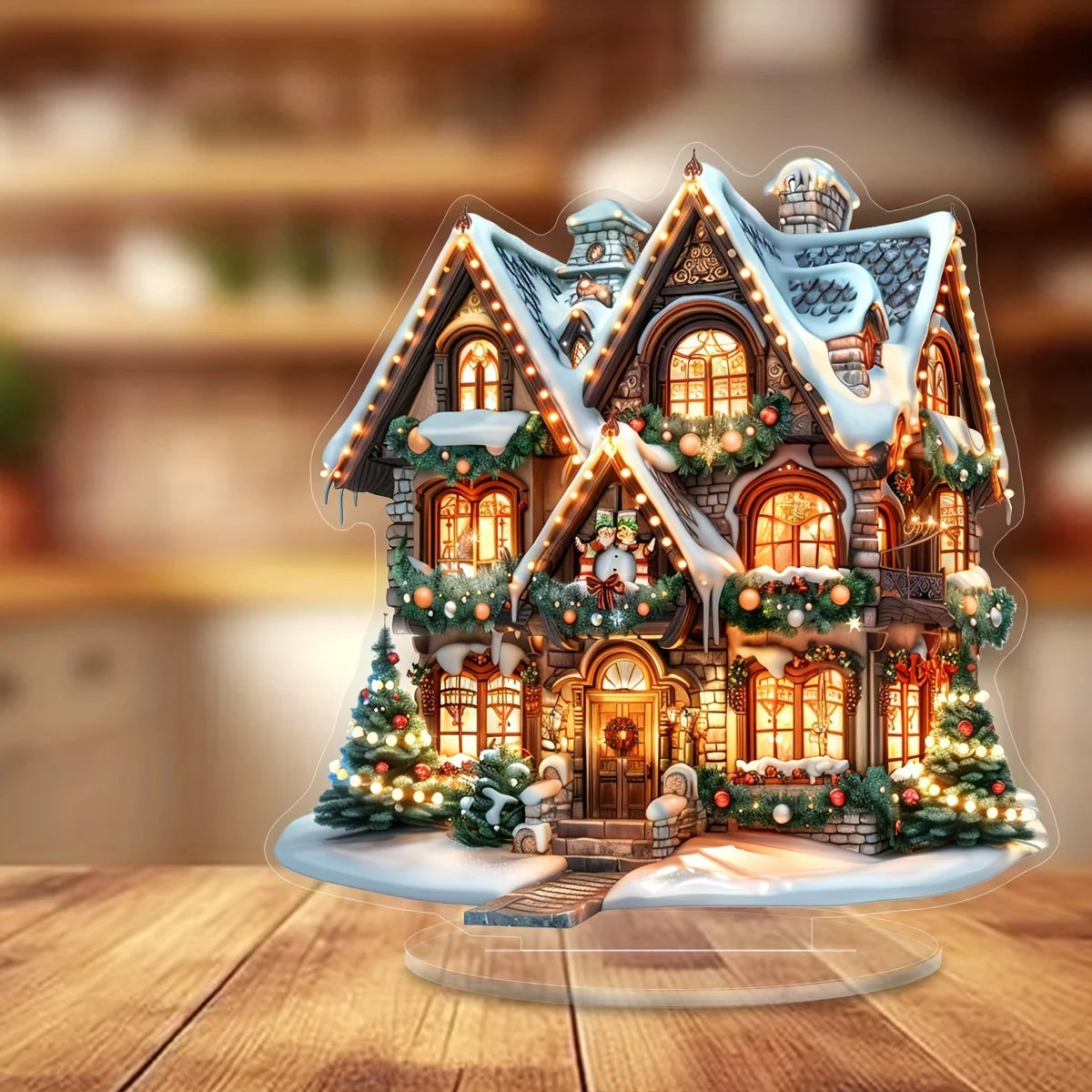 1 pièces de décoration de festival, style de Noël, décoration de bureau multifonctionnelle pour la maison, le bureau et la chambre à coucher, idée cadeau unique
