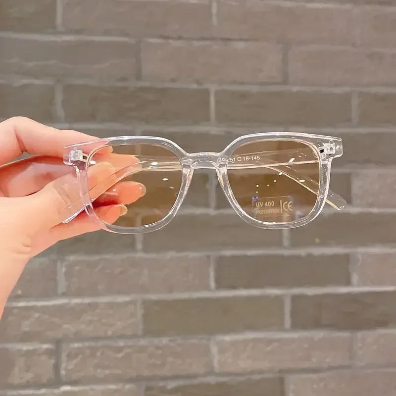Lunettes de soleil pour enfants Vintage carré UV400 lunettes de soleil en plein air mignon fille garçon mode lunettes Protection classique enfants lunettes de soleil