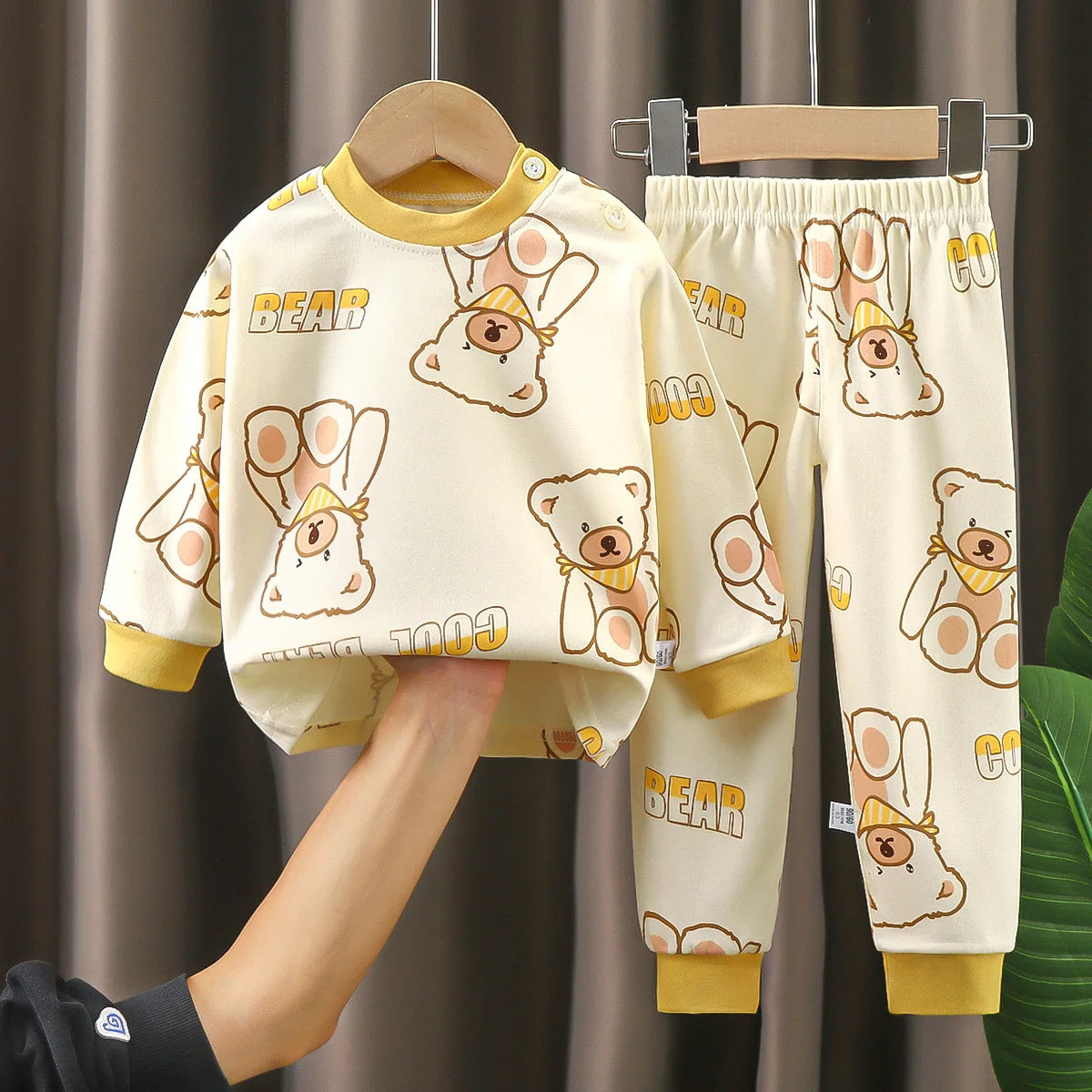 Vêtements pour enfants ensembles pour enfants vêtements pour enfants garçons filles coton automne hiver vêtements pantalons vêtements de nuit sous-vêtements