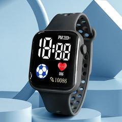 Montres numériques LED pour enfants et adultes, bracelet en Silicone, montre-bracelet électronique de dessin animé, horloge de sport, cadeaux pour garçons et filles