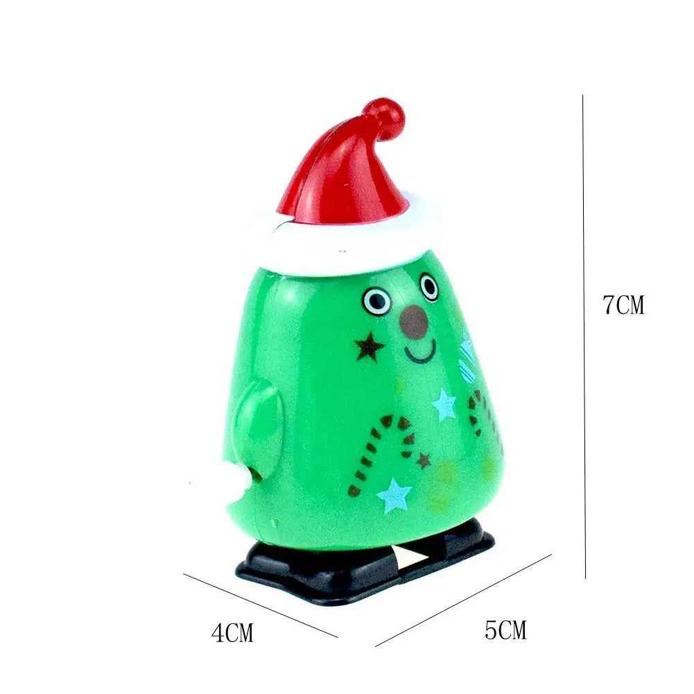 Jouets d'ornement de Noël pour enfants, père Noël sautant, wapiti, bonhomme de neige, fournitures de fête de la maternelle, cadeaux du Nouvel An