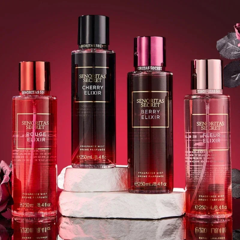 Sexuellement secret pour femme, parfum de fruits, brumisateur, breloque longue durée, parfum en porcelaine, vaporisateur pour le corps, désodorisant, 250ml
