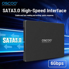 OSCOO 120GB SSD SATAIII 2.5 inch HDD 240GB SATA3 6GB/s Hard Drive for Laptop Internal SSD