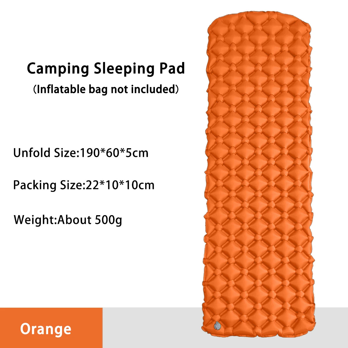 Matelas gonflable de camping pliant, lit de camp, matelas de couchage, couverture de pique-nique, polymères d'air de voyage, équipement de camping