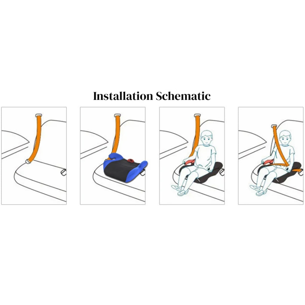 Sécurité de voiture enfant bébé rehausseur de siège coussin siège de sécurité robuste enfants bébé coussin de siège augmenté pour 3-12 ans Chi