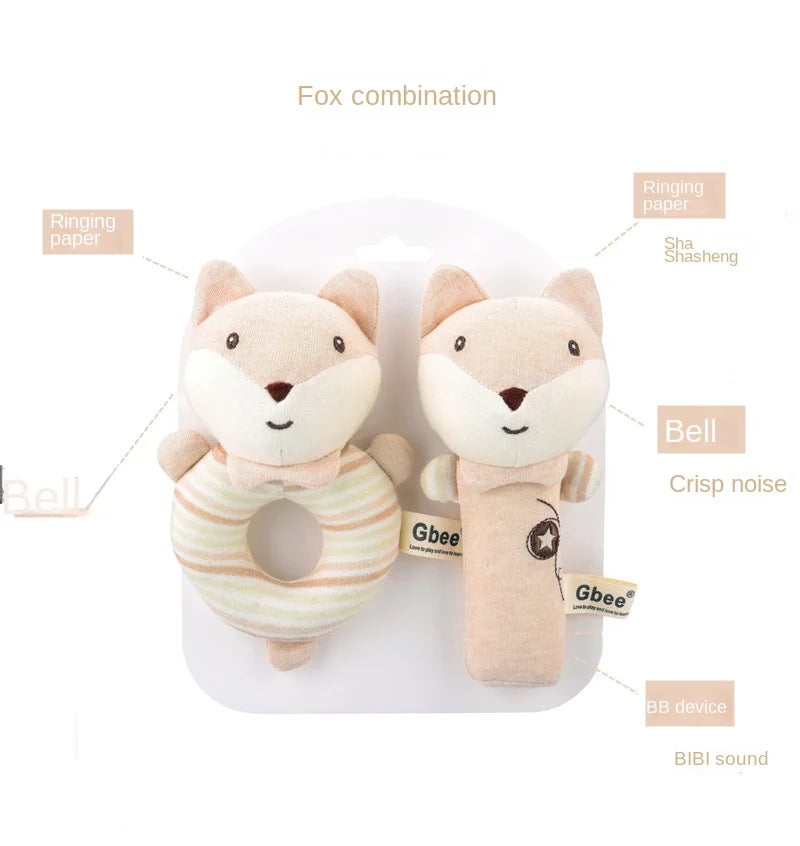 Hochets pour bébé doux dessin animé mignon en peluche animaux hochets jouets enfant clochettes éducatives doux enfant en bas âge bébé confort jouets игрушки для