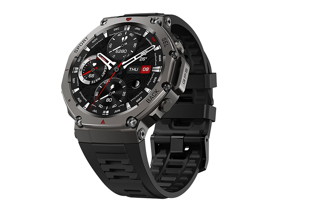 Montre intelligente pour t-rex 3 GPS Smartwatch AMOLED écran tactile 5ATM boussole extérieure moniteur de Sport de Fitness intelligent montre pour hommes pourXiaomi