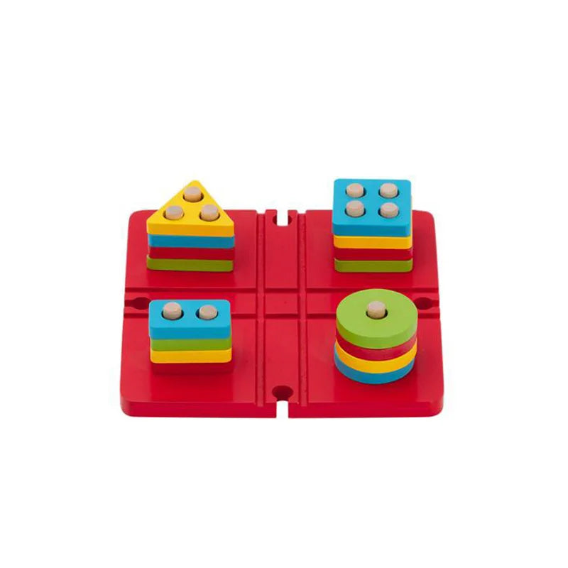 Jouets pour tout-petits, Train en bois, accessoires de voie ferrée, Barricade, scène de piste de plate-forme, jouets Puzzle pour garçons et filles