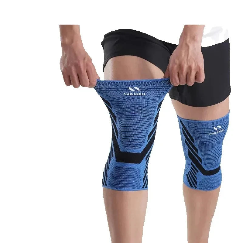 Men's slim summer sports, basketball, running, football, nylon, anti-slip protective gear, women's knee pads, autumn and winter