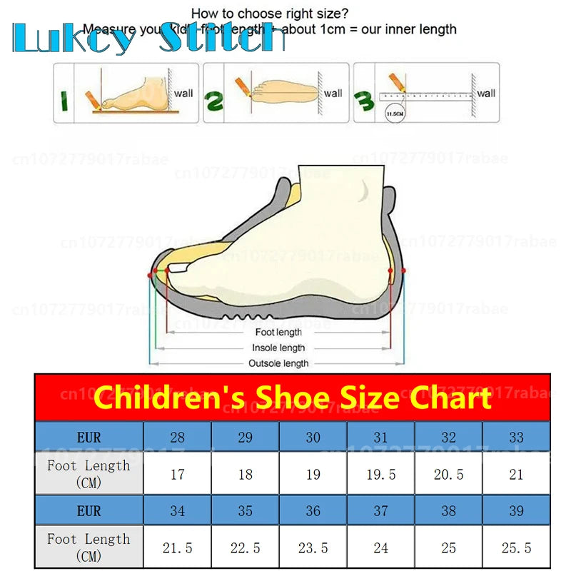 Stitch chaussures baskets pour enfants étudiant basket-ball décontracté enfant baskets filles garçons course chaussures de sport cadeau