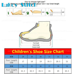 Stitch chaussures baskets pour enfants étudiant basket-ball décontracté enfant baskets filles garçons course chaussures de sport cadeau