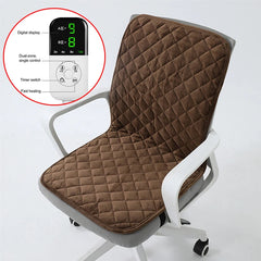 Coussin de siège chauffant électrique 45x90cm, tapis chauffant pour chaise de bureau, minuterie intelligente, coussin chauffant pour l'hiver, coussin de dossier intégré 220V
