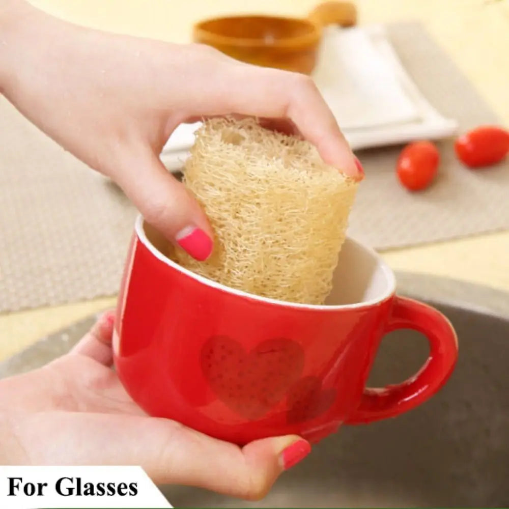 Éponge Luffa naturelle antiarina, bonne absorption, torchons de bain, éponge de douche Linge, plantation de pingouin long, luffa logique, cuisine