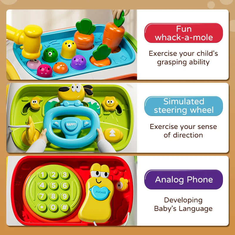 Jouets sensoriels Montessori pour enfants, jeux de développement cognitif avec tri des couleurs et activités d'apprentissage des formes, cadeaux de 3 ans