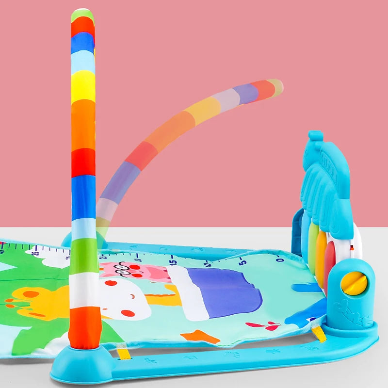 Tapis de jeu Musical pour bébé, support de gymnastique, tapis de jeu pour enfant, Puzzle, clavier de Piano, tapis de jeu pour bébé, tapis de jeu pour ramper, jouet pour bébé, cadeau