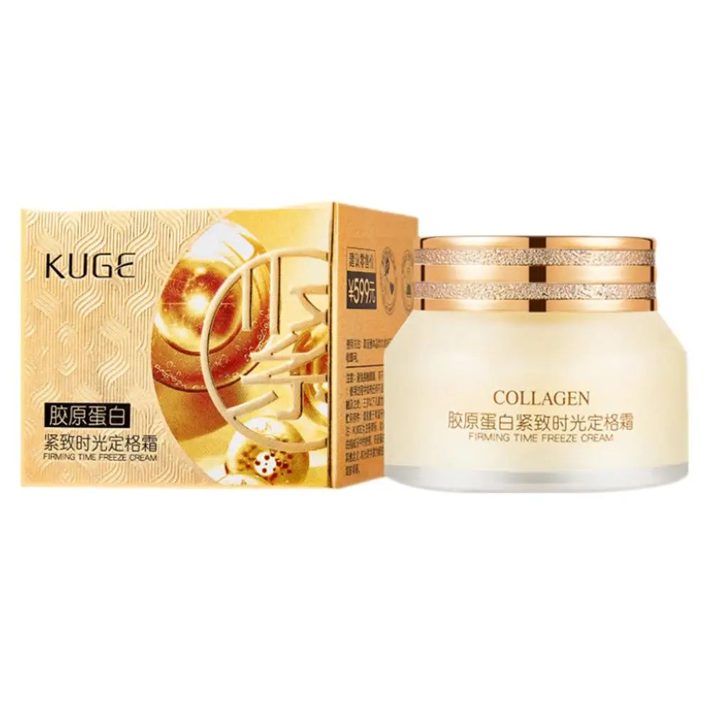 Crème pour le visage au collagène, produit raffermissant, hydratant, éclaircissant, pour déformer, ridules, éclaircir la peau, 50g
